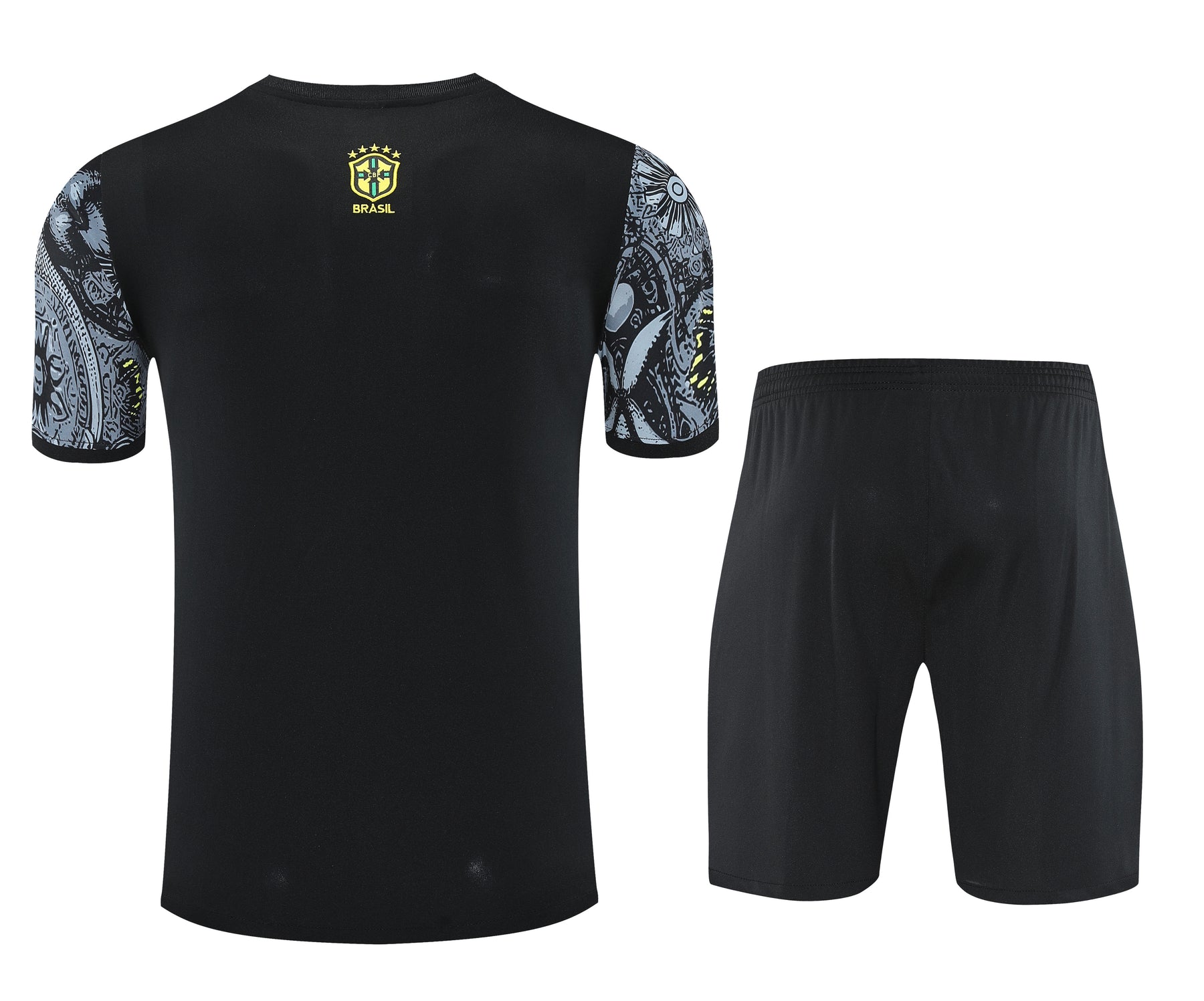 Kit Shirt + Shorts Brazil Christ the Redeemer Gray Training 25/26