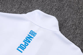 Napoli White/Blue Tracksuit Full-Zip 25/26