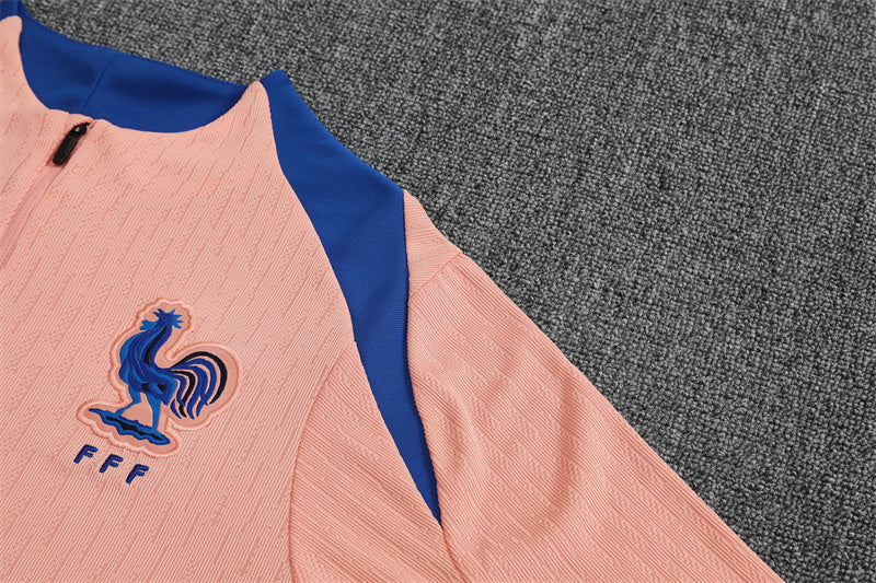 Tracksuit France Pink/Blue Training 25/26