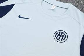 Inter Milan White/Blue Training Shirt + Shorts Kit 25/26