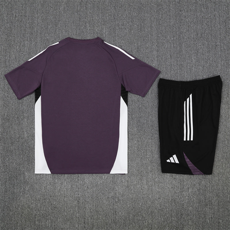 Kit Shirt + Shorts Manchester United Training Purple/White 25/26