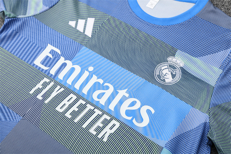 Kit Shirt + Shorts Real Madrid Grey/Blue Training 25/26