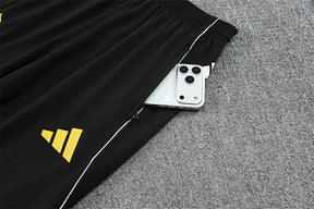 Real Madrid White/Black Tracksuit Half-Zip 25/26