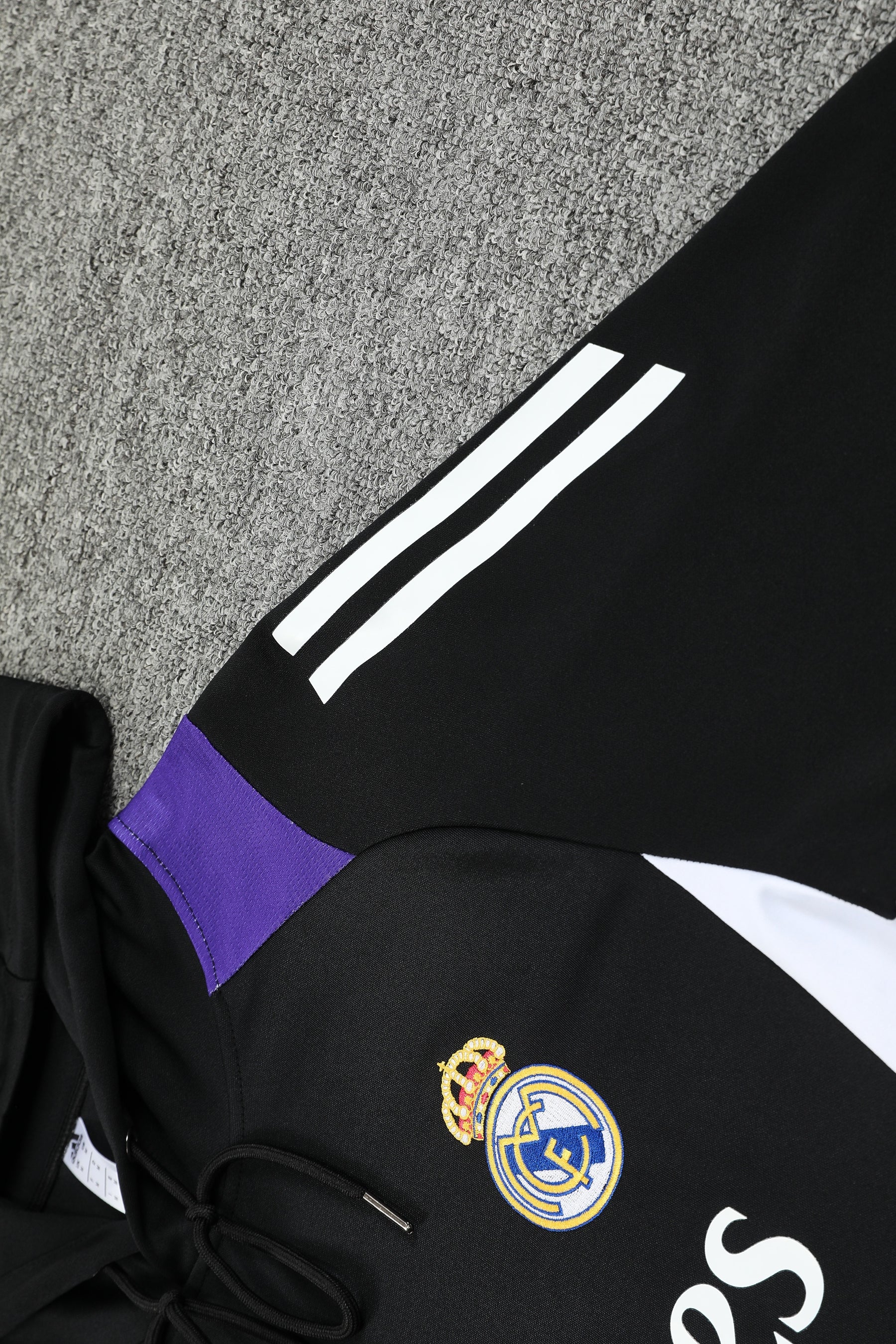 Real Madrid Hoodie Black 24/25