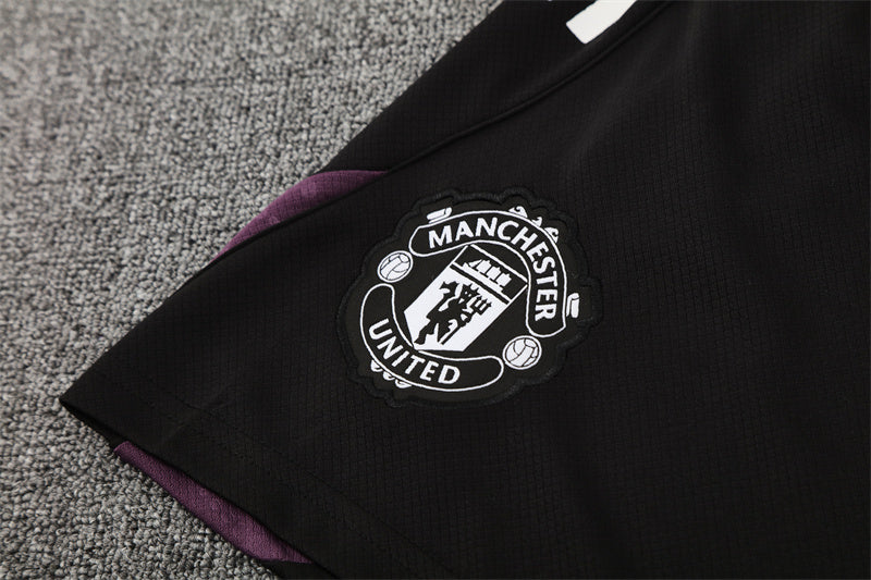 Kit Shirt + Shorts Manchester United Training Purple/White 25/26