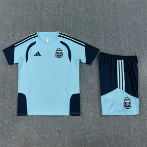 Completino Manica Corta Argentina 2026 Uomo Azzurro | Kit Allenamento
