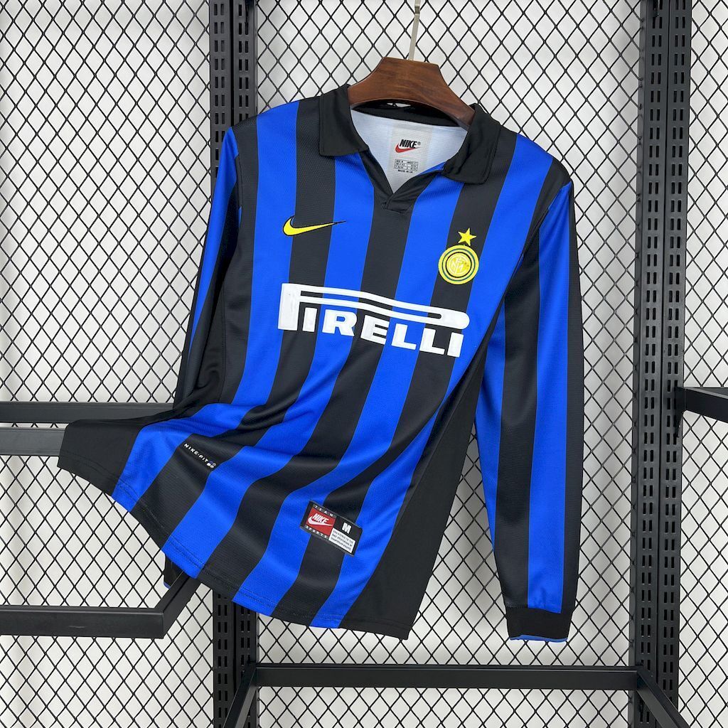 Inter Milan Jersey Home 98/99 Retro Long Sleeve