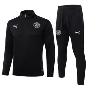 Manchester City Black Tracksuit Half-Zip 25/26