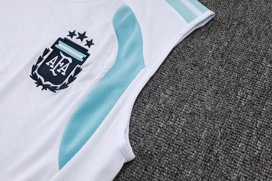 Completino Canottiera Argentina 26/27 Uomo Bianco | Kit Allenamento