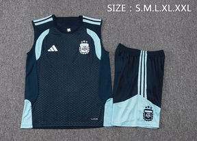 Completino Canottiera Argentina 26/27 Uomo Blu Navy | Kit Allenamento