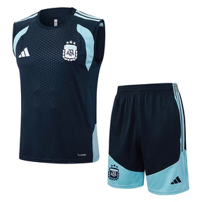 Completino Canottiera Argentina 26/27 Uomo Blu Navy | Kit Allenamento