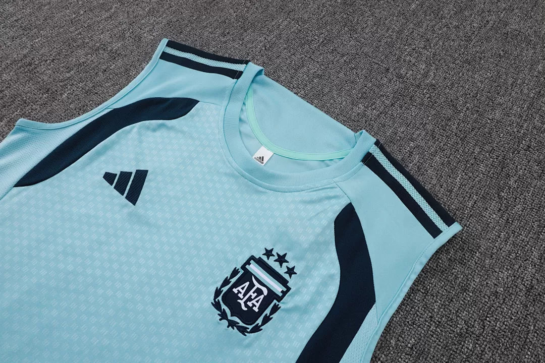 Completino Canottiera Argentina 26/27 Uomo Celeste | Kit Allenamento