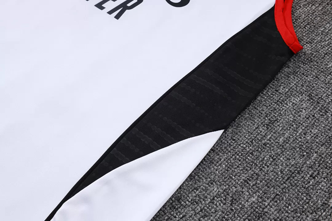 Completino Canottiera Arsenal 2025/26 Uomo Bianco | Kit Allenamento