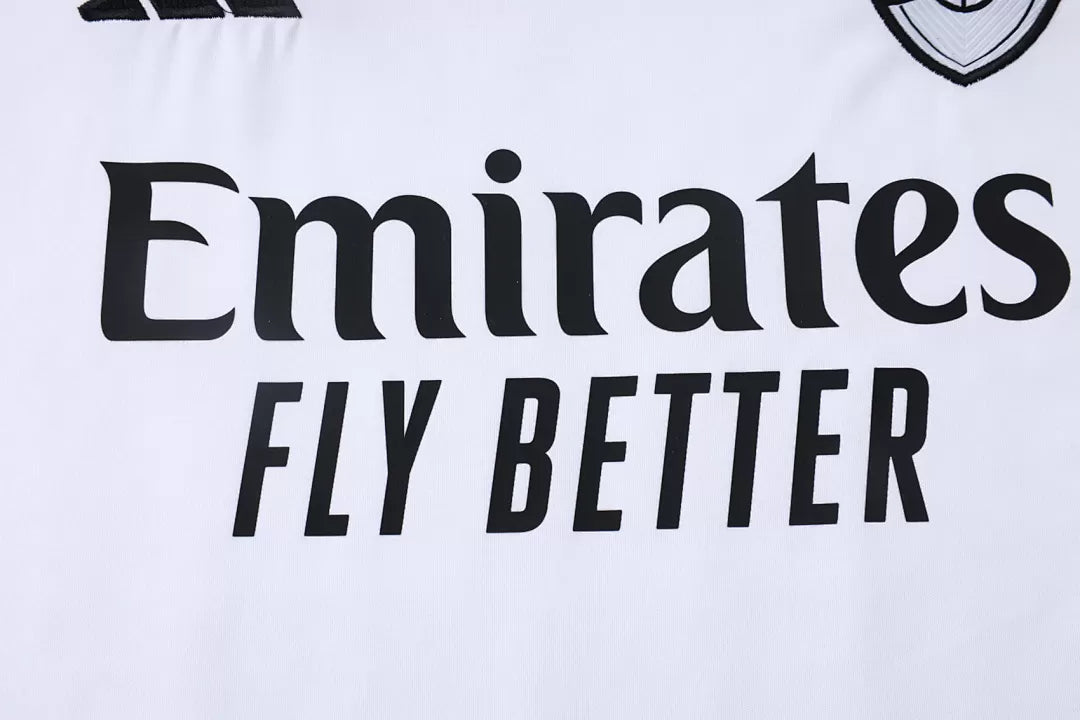 Completino Canottiera Arsenal 2025/26 Uomo Bianco | Kit Allenamento
