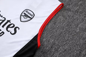 Completino Canottiera Arsenal 2025/26 Uomo Bianco | Kit Allenamento
