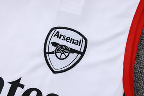 Completino Canottiera Arsenal 2025/26 Uomo Bianco | Kit Allenamento