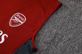 Completino Canottiera Arsenal 2025/26 Uomo Rosso | Kit Allenamento