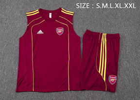 Completino Canottiera Arsenal 25/26 Uomo Bordeaux | Kit Allenamento
