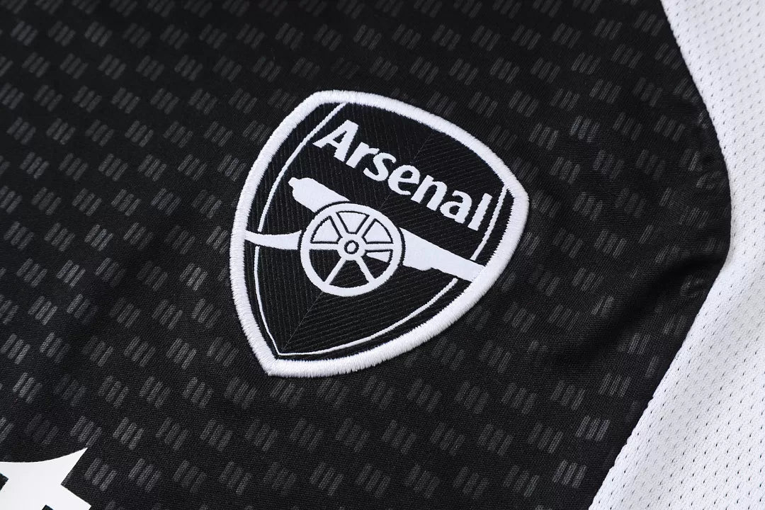Completino Canottiera Arsenal 26/27 Uomo Nero | Kit Allenamento