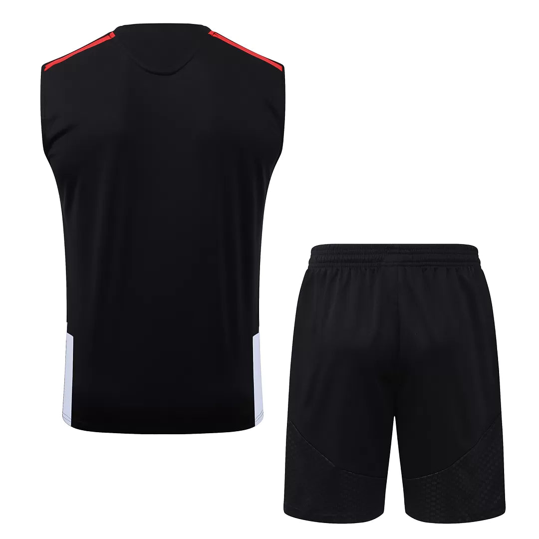 Completino Canottiera Arsenal 26/27 Uomo Nero | Kit Allenamento