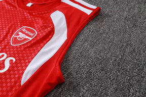 Completino Canottiera Arsenal 26/27 Uomo Rosso | Kit Allenamento