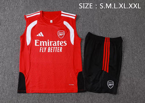 Completino Canottiera Arsenal 26/27 Uomo Rosso | Kit Allenamento