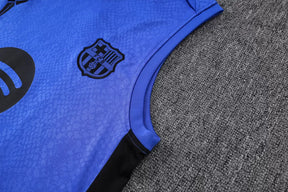 Completino Canottiera Barcelona 2025/26 Uomo Blu | Kit Allenamento