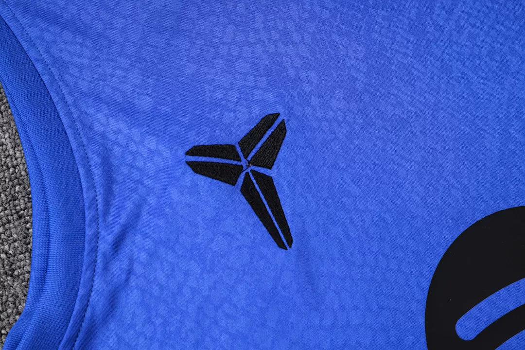 Completino Canottiera Barcelona 2025/26 Uomo Blu | Kit Allenamento
