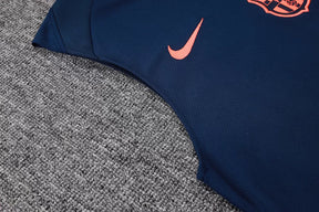 Completino Canottiera Barcelona 2025/26 Uomo Blu Navy | Kit Allenamento