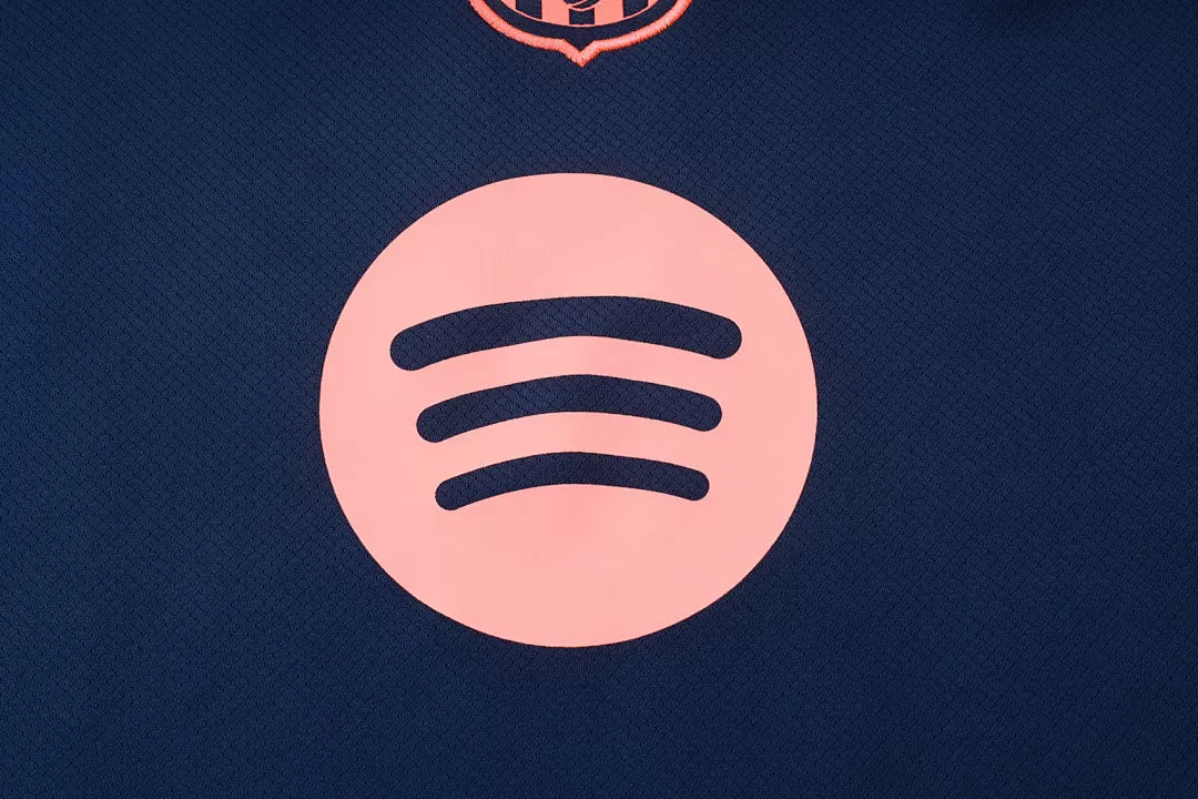 Completino Canottiera Barcelona 2025/26 Uomo Blu Navy | Kit Allenamento
