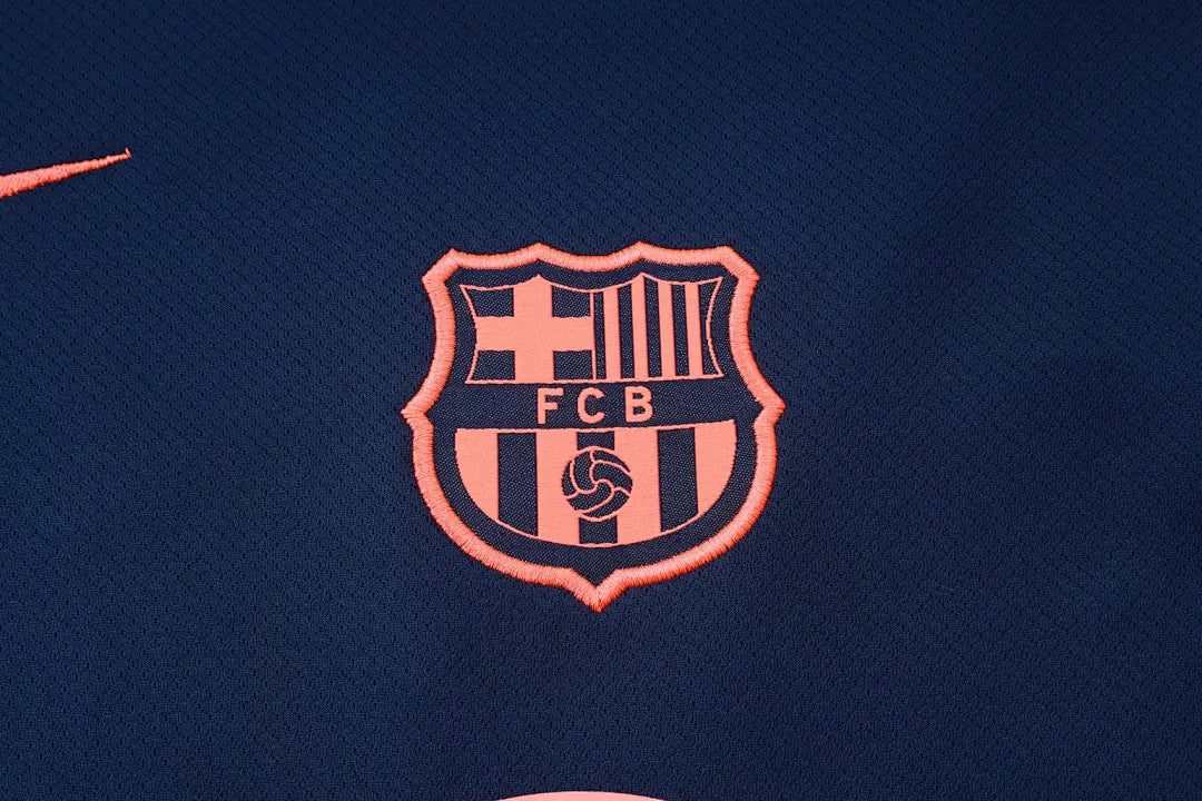 Completino Canottiera Barcelona 2025/26 Uomo Blu Navy | Kit Allenamento