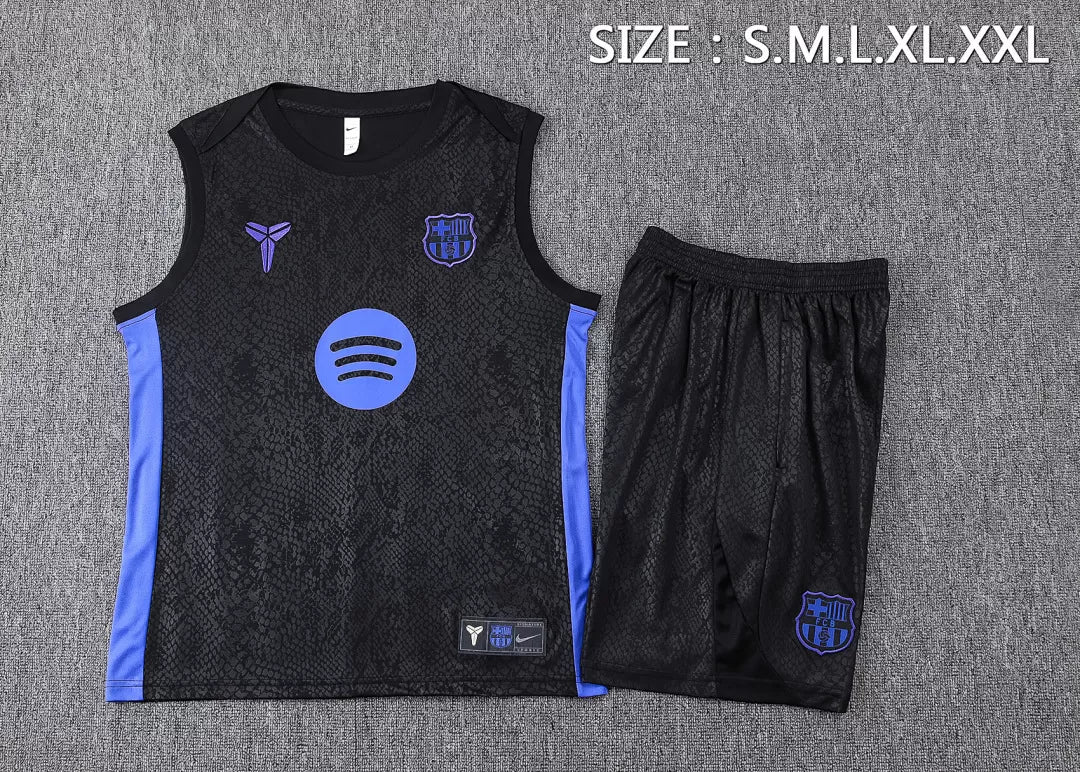 Completino Canottiera Barcelona 2025/26 Uomo | Kit Allenamento