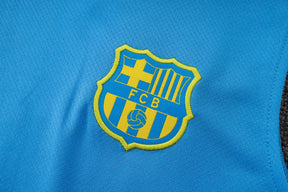 Completino Canottiera Barcelona 25/26 Uomo Azzurro | Kit Allenamento