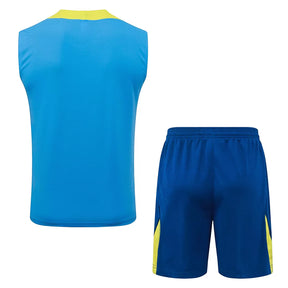 Completino Canottiera Barcelona 25/26 Uomo Azzurro | Kit Allenamento