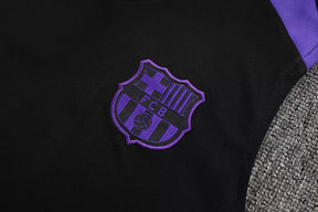 Completino Canottiera Barcelona 25/26 Uomo Nero Viola | Kit Allenamento