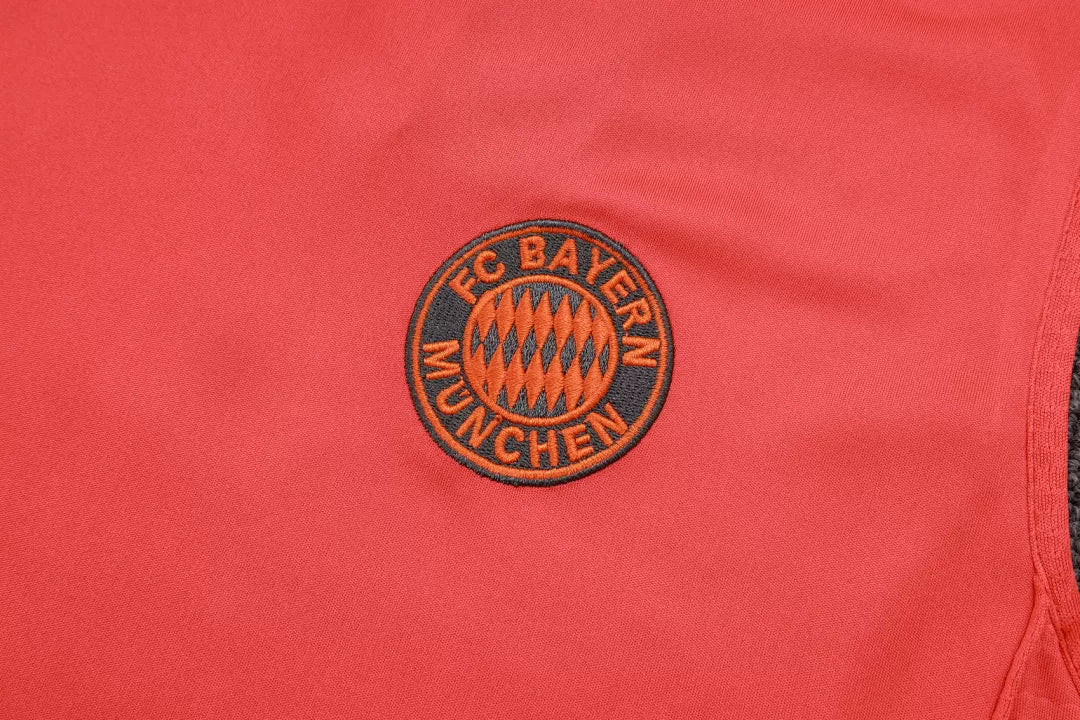 Completino Canottiera Bayern München 25/26 Uomo Rosso | Kit Allenamento