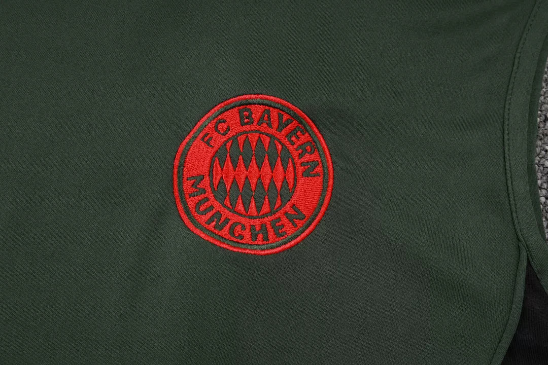 Completino Canottiera Bayern München 25/26 Uomo Verde | Kit Allenamento