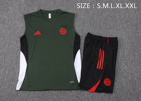 Completino Canottiera Bayern München 25/26 Uomo Verde | Kit Allenamento