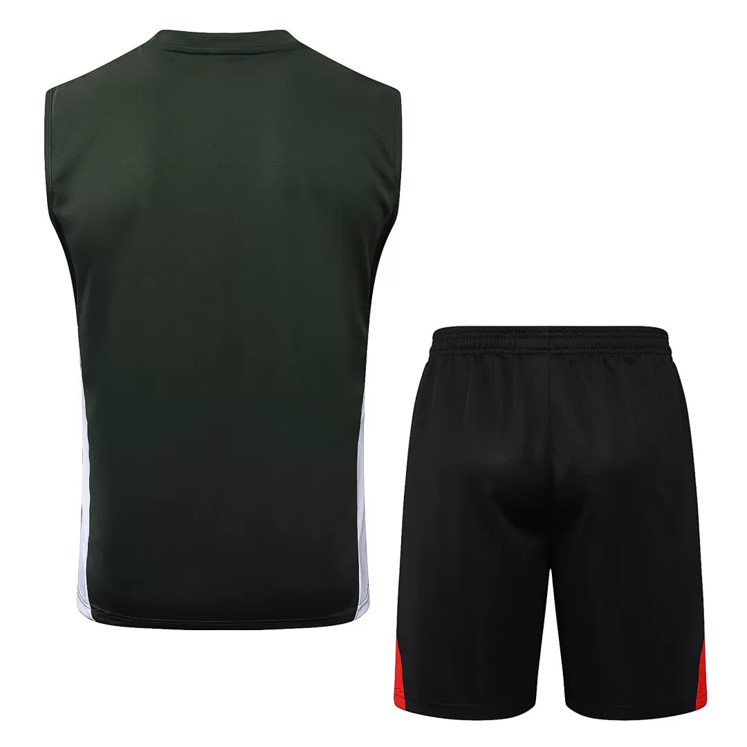 Completino Canottiera Bayern München 25/26 Uomo Verde | Kit Allenamento