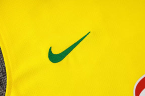 Completino Canottiera Brasile 2025/26 Uomo Giallo | Kit Allenamento