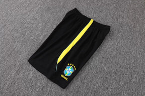 Completino Canottiera Brasile 26/27 Uomo Nero Giallo | Kit Allenamento