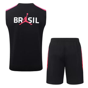Completino Canottiera Brasile 26/27 Uomo Nero | Kit Allenamento