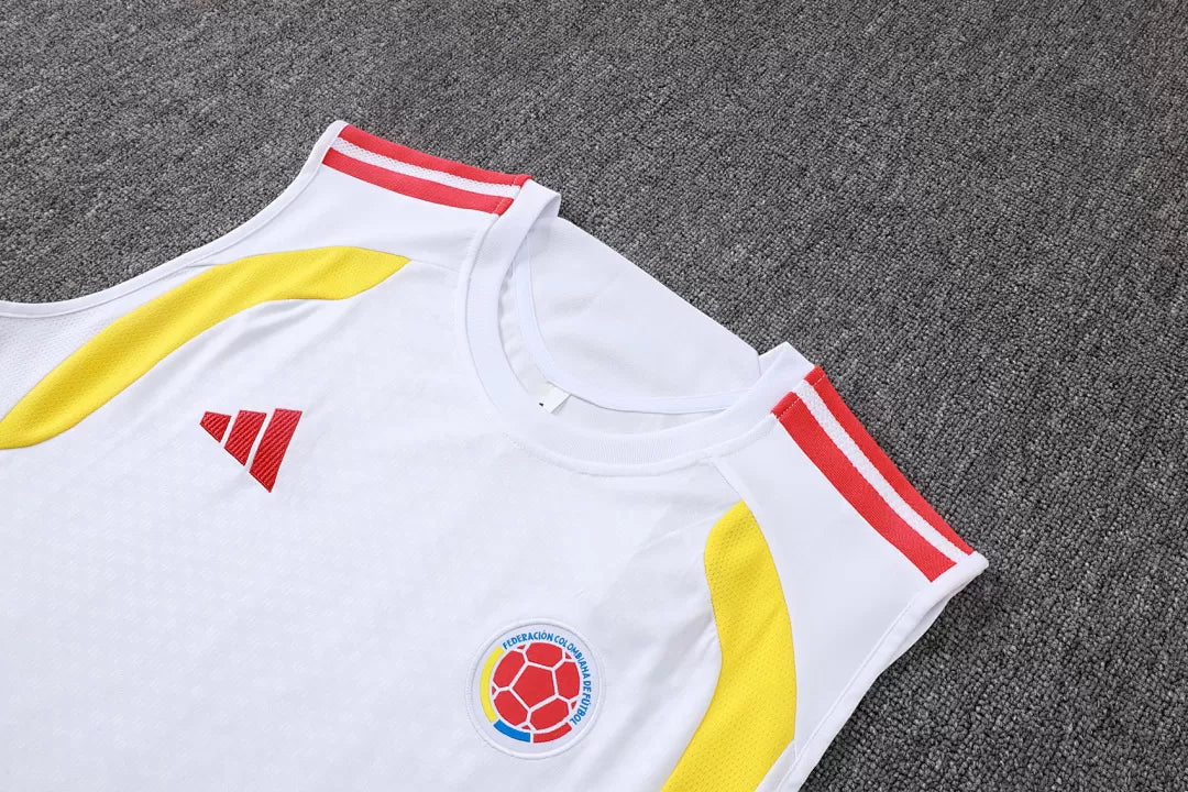 Completino Canottiera Colombia 26/27 Uomo Bianco | Kit Allenamento