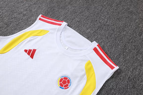 Completino Canottiera Colombia 26/27 Uomo Bianco | Kit Allenamento