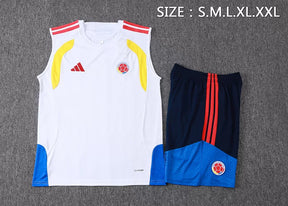 Completino Canottiera Colombia 26/27 Uomo Bianco | Kit Allenamento