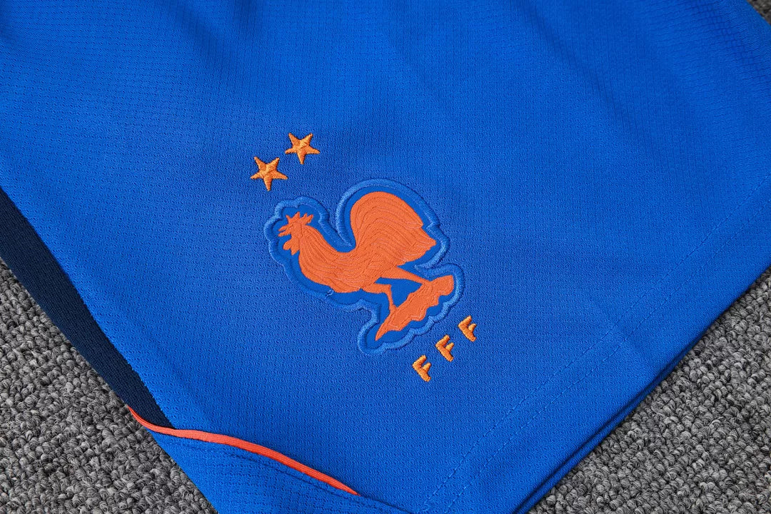 Completino Canottiera Francia 26/27 Uomo Blu | Kit Allenamento