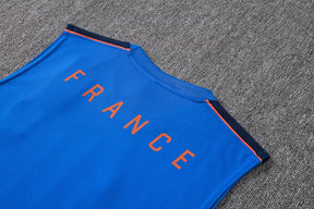 Completino Canottiera Francia 26/27 Uomo Blu | Kit Allenamento