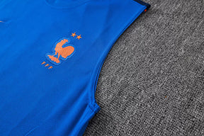 Completino Canottiera Francia 26/27 Uomo Blu | Kit Allenamento