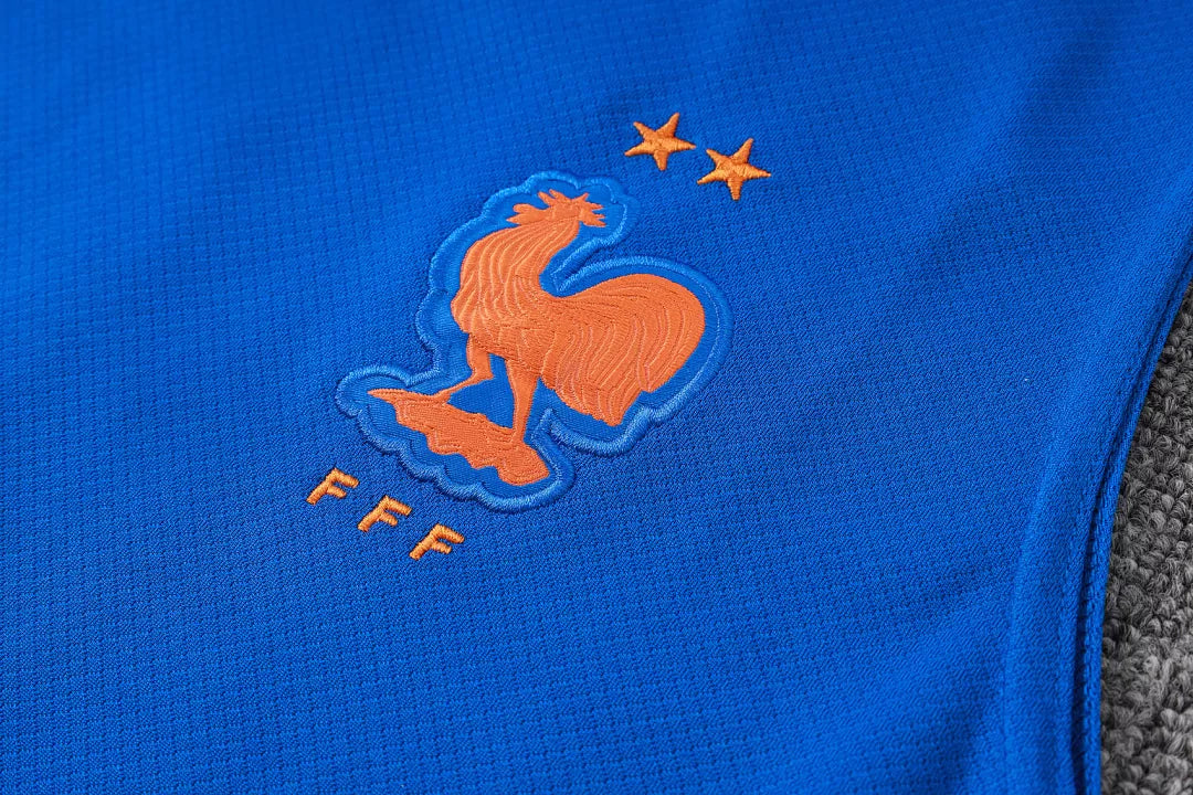 Completino Canottiera Francia 26/27 Uomo Blu | Kit Allenamento