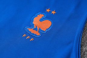 Completino Canottiera Francia 26/27 Uomo Blu | Kit Allenamento